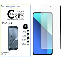 Стекло защитное Fine Line Xiaomi Redmi Note 13 4G Black (FL-TGFG-346)