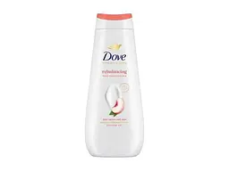 Гель для душу DOVE 400мл Білий персик та рисове молочко