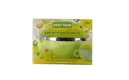 Тарілка глибока з кришкою і ручками, з нержавіючої сталі 10+ Baby team 240 мл Зелений - мініатюра 5