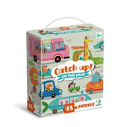 Пазл "Наздоганяй! На дорозі" DoDo Toys 300618, 48 елементів
