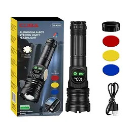 Ліхтар з функцією зуму NIGHT VISION FLUORESCENCE 701-PM10-TG, Li-Ion акумулятор, ЗУ Type-C, індикація заряду (47152-701_302) - мініатюра 3