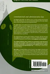 Constitutional and Administrative Law. Palgrave Macmillan Law Masters - мініатюра 3