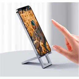 Підставка для смартфона HAGiBiS Cell Phone Stand ZZ4 Silver - мініатюра 8