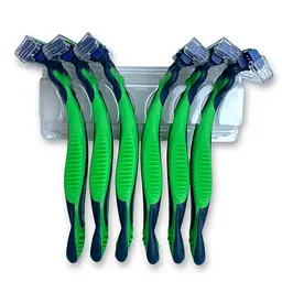 Одноразові станки Gillette Blue3 Sensitive 9+3 12 штук 3 леза з алое для чутливої шкіри - мініатюра 9