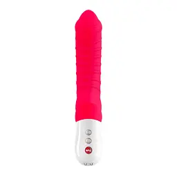 Вібратор для точки G Fun Factory TIGER india red, ребристий, підходить для анальної стимуляції - мініатюра 2