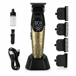 Тример для бороди та вусів Adler AD 2968 (0,5–4,5 мм, акумуляторний, USB-C) - мініатюра 2