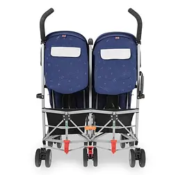 Прогулянкова коляска для двійні Maclaren Twin Triumph синя (WM1Y120042) - мініатюра 3