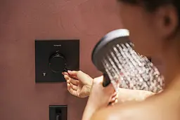 Термостат для душу Hansgrohe Ecostat Comfort E прихованого монтажу 2 function matt black 33711670 - мініатюра 3