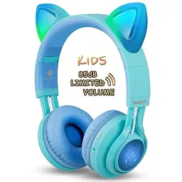 Дитячі навушники Riwbox CT-7S Cat Ear Bluetooth - мініатюра 6