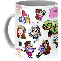 Кухоль GeekLand  Gravity Falls мультифандом GF.02.40.006 330 мл синій - мініатюра 3
