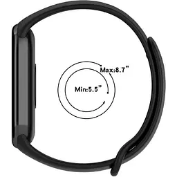 Силіконовий ремінець BeCover для Xiaomi Mi Smart Band 8 Hot Pink (709391) - мініатюра 4