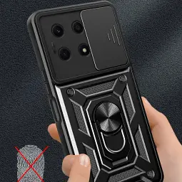 Панель BeCover Military для Honor X8a Black (710668) - мініатюра 3