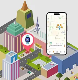 Смарт годинник дитячий Q18 з GPS трекером, двосторонніми дзвінками, камерою, прослушкою та українською мовою Чорний - мініатюра 7