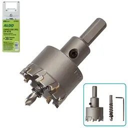 Свердло корончате Alloid Building Tools твердосплавне по металу 38 мм (TS-10038) - мініатюра 2