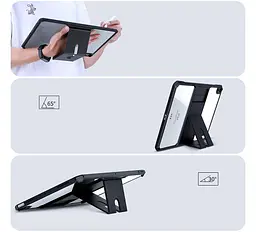 Чохол-накладка BeCover Xundd Stand для Apple iPad Air 13 M2/M3 (2024/2025) Чорний (713250) - мініатюра 2