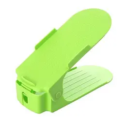 Підставка для взуття 3 рівня регулювання висоти нахилу SHOES HOLDER зелений