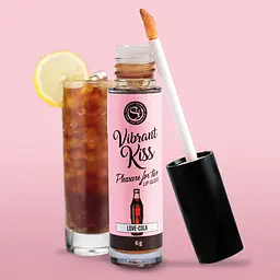 Блиск для губ LIP GLOSS VIBRANT KISS COLA Secret play 37-3657 102086 - мініатюра 2