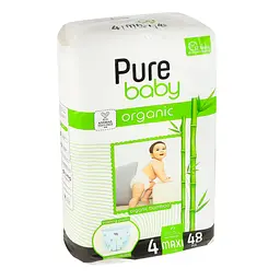 Підгузки-трусики Pure Baby Jumbo Organic 4 (7-14 кг) 48 шт. - мініатюра 2