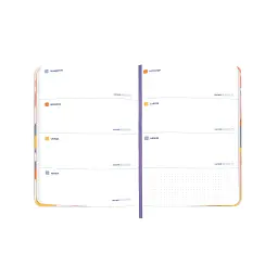 Мініпланер «I HAVE А BLOOMY PLAN mini» барвистий - мініатюра 8