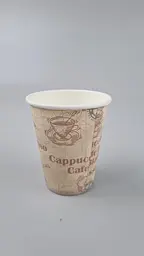 Склянки паперові одноразові, 175 мл, Юніта Чашка з круасаном h7, 50 штук, для гарячих і холодних напоїв - мініатюра 2