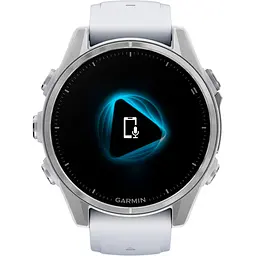 Смарт-годинник Garmin Fenix 8 AMOLED 43mm Silver with Whitestone Silicone Band (010-02903-00) [115071] - мініатюра 7