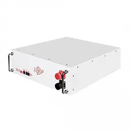 Акумулятор LogicPower LiFePO4 51,2V - 100 Ah (5120Wh) (BMS SP 100A/50А) RM RS485/CAN LCD WH - мініатюра 2