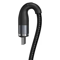 Кабель Baseus Zinc Fabric Magnetic Cable USB to Type-C 3A 1m CATXC-MG1 Black-Grey - мініатюра 2