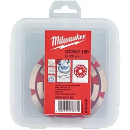 Чашка алмазна шліфувальна MILWAUKEE DCWU 100, діаметр 100х22,23мм