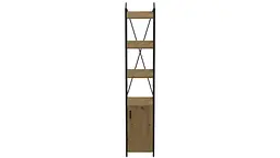 Етажерка 4/34 Ferrum-decor Серії Конект з тумбою 179x34x28 Чорний ДСП Артизан (FRD-104468) - мініатюра 4