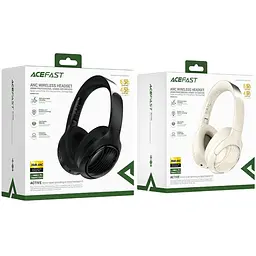 Гарнітура Acefast H5 ANC, Bluetooth, Milky white - мініатюра 3