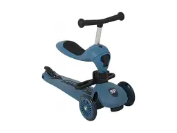Дитячий самокат-біговел WEIINAI Blue (001012782908) - мініатюра 3