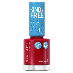 Лак для нігтів Rimmel Kind&Free, відтінок 156 (Poppy Pop Red), 8 мл (8000019959404)