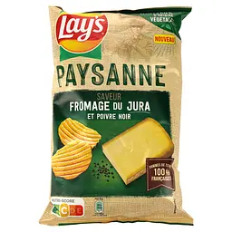 Чипси Lays Paysanne зі смаком сиру 120 г (916187)