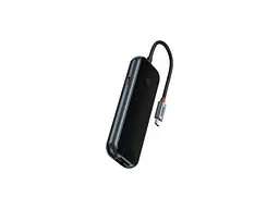 Мультипортовий адаптер BASEUS AcmeJoy 5-in-1 Multifunctional Type-C Dark Gray (WKJZ010113) - мініатюра 3