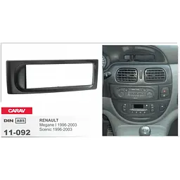 Перехідна рамка Renault Megane, Scenic Carav 11-092 - мініатюра 4