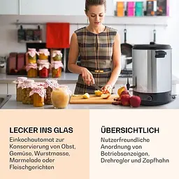 Стерилізатор машина для консервування Klarstein Abbey 40 (10041839) - мініатюра 2