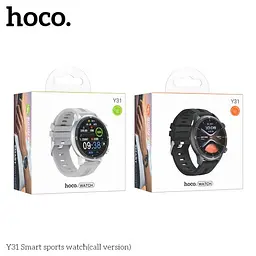 Смарт-годинник HOCO Y31 Smart sports watch(call version) сріблястий - мініатюра 4