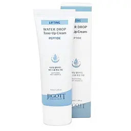 Зволожуючий крем для обличчя Пептиди Lifting Peptide Water Drop Tone Up Cream Jigott 50 мл - мініатюра 2
