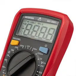 Мультиметр цифровий CAT II-300В/CAT I-600В INTERTOOL MD-0001 - мініатюра 9