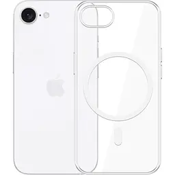 Чохол Clear Case with MagSafe для Apple iPhone 17e/ 16e Transparent AAA [138722] - мініатюра 2