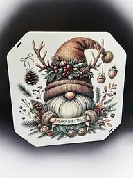 Подарункова коробка квадратна (ХДФ) 19x19x10 см. №37