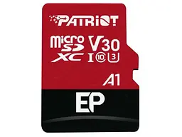 Карта пам'яті Patriot EP UHS-I U3 Class 10 A1 + SD-adapter 1 TB (PEF1TBEP31MCX)