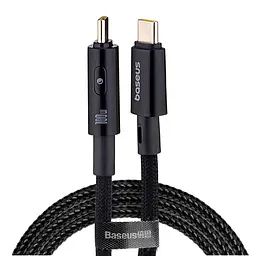 Кабель Baseus Lit Button-Control Fast Charging Data Cable USB-C to USB-C 100W 2m Black