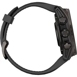 Смарт-годинник Garmin Fenix 8 AMOLED Sapphire 43mm Carbon Gray DLC Titanium with Black/Pebble Gray Silicone Band (010-02903-21) [115064] - мініатюра 5