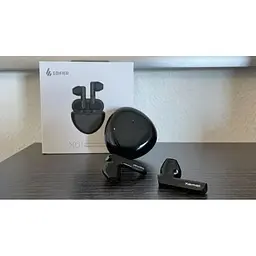 Бездротові навушники Xiaomi QCY T20 з шумозаглушенням чорні 6957141407745 - мініатюра 2