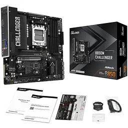 ASRock B850M CHALLENGER (AM5/B850, 4*DDR5, 2xPCIex16, HDMI/DP, 4xSATAІІІ,2xM.2, 2.5GLan, mATX) - мініатюра 6