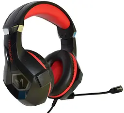 Гарнітура Microlab G7, 3,5мм+USB, Black-Red