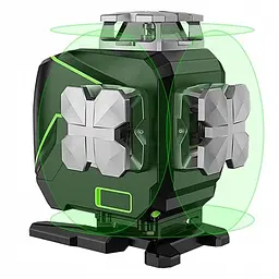 Професійний лазерний рівень PREMIUM, 4x360°(LCD, Bluetooth, ДК, зелений промінь) PROTESTER LL516G - мініатюра 6