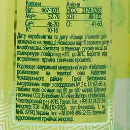 Вода мінеральна Набеглаві лікувально-столова сильногазована 0.5 л (332537) - мініатюра 3