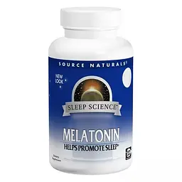 Натуральна добавка Source Naturals Sleep Science Melatonin 1 mg, 200 таблеток